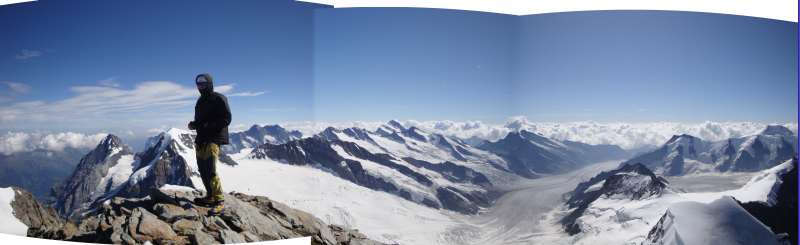 Jungfrau vrcholov� panorama